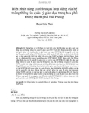 Luận văn: Biện pháp nâng cao hiệu quả hoạt động của hệ thống thông tin quản lý giáo dục trung học phổ thông thành phố Hải Phòng - Phạm Đức Thái