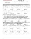 Đề thi học sinh giỏi cấp trường môn Toán lớp 11 năm 2023-2024 có đáp án - Trường THPT Ngô Gia Tự, Vĩnh Phúc