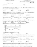 Đề thi học sinh giỏi môn Toán lớp 12 cấp trường năm 2019-2020 - Trường THPT Tiên Du số 1, Bắc Ninh