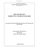 Sáng kiến kinh nghiệm THPT: Dùng bất đẳng thức để giải bài tập Hóa học