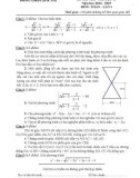 Đề thi thử vào lớp 10 môn Toán năm 2024-2025 có đáp án (Lần 1) - Phòng GD&ĐT Quốc Oai