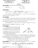 Đề thi thử vào lớp 10 môn Toán năm 2024-2025 có đáp án - Phòng GD&ĐT Bình Giang