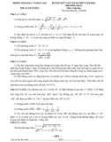 Đề thi thử vào lớp 10 môn Toán năm 2024-2025 có đáp án (Lần 2) - Phòng GD&ĐT Thái Hòa