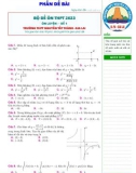 Tuyển tập 20 đề ôn thi tốt nghiệp THPT năm 2023 môn Toán có đáp án