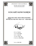 Sáng kiến kinh nghiệm THPT: Khai thác phần mềm Geogebra hỗ trợ dạy học bài Mặt cầu - Hình học 12