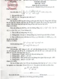 Đề thi tuyển sinh vào lớp 10 THPT chuyên Thái Bình năm 2019-2020 môn Toán có đáp án - Sở GD&ĐT Thái Bình