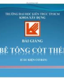 Bài giảng Bê tông cốt thép 1: Chương 1 - Trường ĐH Kiến trúc