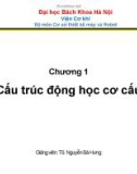 Bài giảng Thiết kế nguyên lý máy: Chương 1 - TS. Nguyễn Bá Hưng