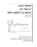 Giáo trình Kỹ thuật điều khiển tự động - Nguyễn Văn Dư