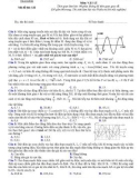 Đề thi chọn học sinh giỏi môn Vật lý lớp 12 năm 2022-2023 có đáp án - Sở GD&ĐT Thái Bình