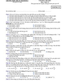 Đề thi khảo sát đầu năm học môn Vật lý lớp 12 năm 2023-2024 - Trường THPT Thuận Thành số 1, Bắc Ninh