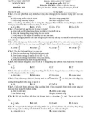 Đề thi thử tốt nghiệp THPT môn Vật lý năm 2022-2023 (Lần 1) - Trường THPT chuyên Nguyễn Trãi, Hải Dương