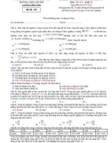 Đề thi học kì 2 môn Vật lý lớp 12 năm 2022-2023 - Trường THPT chuyên Lương Thế Vinh, Đồng Nai