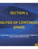 Lecture Prestressed concrete: Section 5 - Analysis of continuous spans