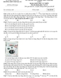 Đề thi thử tốt nghiệp THPT môn Vật lý năm 2022-2023 (Lần 1) - Trường THPT Ngô Gia Tự, Đắk Lắk