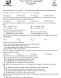 Đề thi học kì 1 môn Vật lí lớp 12 năm 2021-2022 có đáp án - Trường THPT Gia Định, TP.HCM (Ban Xã hội)