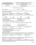 Đề thi giữa học kì 1 môn Vật lí lớp 12 năm 2021-2022 có đáp án - Trường THPT Đoàn Thượng