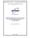 Luận án Tiến sĩ Vật lý: Nghiên cứu hiệu ứng cầu vồng và cơ chế chuyển alpha trong tán xạ (^{{	ext{12}}}{	ext{C}}{{	ext{ + }}^{{	ext{12}}}}{	ext{C}}) và (^{{	ext{16}}}{	ext{O}}{{	ext{ + }}^{{	ext{12}}}}{	ext{C}}) ở năng lượng thấp và trung bình