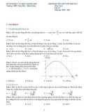 Đề cương ôn tập học kì 1 môn Vật lí lớp 12 năm 2020-2021 - Trường THPT Trần Phú