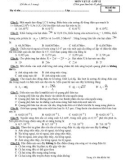 Đề thi học kì 2 môn vật lí 12 năm 2017-2018 có đáp án - Trường THPT Nguyễn Trãi - Mã đề 561