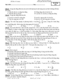 Đề thi học kì 1 môn Vật lí 12 năm 2017-2018 có đáp án - Trường THPT Nguyễn Trãi