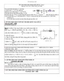 Đề thi học sinh giỏi lớp 12 môn Lý - Kèm Đ.án