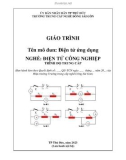 Giáo trình Điện tử ứng dụng (Nghề: Điện tử công nghiệp - Trung cấp) - Trường Trung cấp nghề Đông Sài Gòn