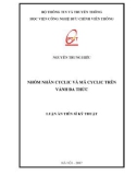 Luận án tiến sĩ Kỹ thuật: Nhóm nhân cyclic và mã cyclic trên vành đa thức