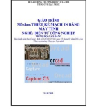 Giáo trình Thiết kế mạch in bằng máy tính - Nghề: Điện tử công nghiệp - Trình độ: Cao đẳng