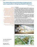 The relationship among technology, equipment and space organization in designing hospital architecture