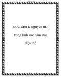 EPIC Một kỉ nguyên mới trong lĩnh vực cảm ứng điện thế