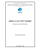 Khóa luận tốt nghiệp: Đánh giá hiện trạng môi trường, công tác bảo vệ môi trường và ứng phó sự cố của khu công nghiệp Hải Phòng