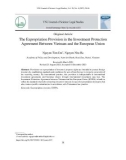Tước đoạt sở hữu tài sản nhà đầu tư trong Hiệp định Bảo hộ đầu tư giữa Việt Nam và Liên minh châu Âu