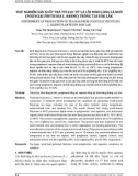 Thử nghiệm sản xuất trà túi lọc từ lá cây Đinh lăng lá nhỏ (Polyscias fruticosa L. Harms) trồng tại Đắk Lắk