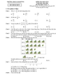Đề thi học kì 2 môn Toán lớp 6 năm 2023-2024 có đáp án - Trường THCS Tam Dương, Vĩnh Phúc