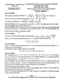 Đề thi tuyển sinh vào lớp 10 môn Toán năm 2024-2025 có đáp án - Sở GD&ĐT Lào Cai