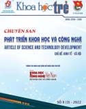 Tạp chí chuyên san Phát triển Khoa học và Công nghệ (Chủ đề: Kinh tế - Xã hội)