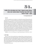 Phân tích và đánh giá thực trạng hoạt động của các ngân hàng thương mại Việt Nam thời kỳ 2021-2023