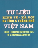 Thống kê kinh tế-xã hội 64 tỉnh và thành phố: Phần 1