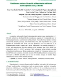 Simultaneous analysis of 4 specific antihypertensive adulterants in herbal products using LC-MS/MS