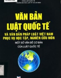 Nghiên cứu một số vấn đề cơ bản của Luật Quốc tế: Phần 1