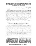 Nghiên cứu các nhân tố ảnh hưởng đến giá bán căn hộ chung cư hạng A trên địa bàn quận Nam Từ Liêm, thành phố Hà Nội