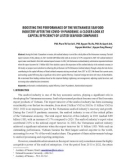 Boosting the performance of the Vietnamese seafood industry after the covid-19 pandemic: A closer look at capital efficiency of listed seafood companies