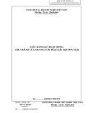 Giấy đăng ký hoạt động chi nhánh của trung tâm hòa giải thương mại (Mẫu 06/TP-HGTM-sđ)