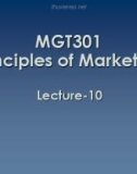 Lecture Principles of Marketing: Lesson 10