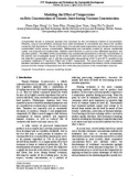 Modeling the effect of temperature on brix concentration of tomato juice during vacuum concentration