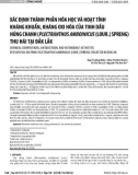 Xác định thành phần hóa học và hoạt tính kháng khuẩn, kháng oxi hóa của tinh dầu húng chanh (Plectranthus amboinicus (Lour.) Spreng) thu hái tại Đắk Lắk