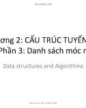 Bài giảng Cấu trúc dữ liệu và giải thuật: Chương 2.3 - TS. Nguyễn Thị Kim Thoa