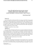 Chuyển đổi số ngành ngân hàng hướng đến phát triển bền vững - kinh nghiệm từ ngân hàng TMCP Nam Á