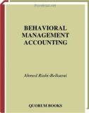 Ebook Behavioral management accounting